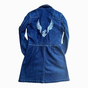 Rocawear | Dresses | Rocawear Denim Long Sleeve Dress Size Large | Poshmark